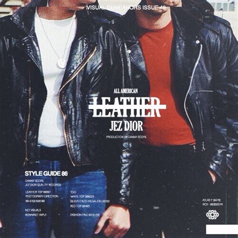 leather jez dior